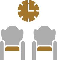 Waiting Room Icon Style vector