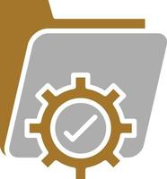 Data Management Icon Style vector