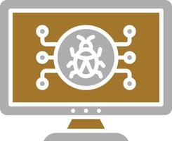 Cyber Attack Icon Style vector