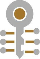 Key Icon Style vector