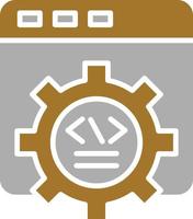 Web Development Icon Style vector