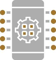 estilo de icono de aplicaciones nativas vector