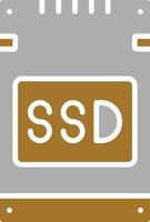 SSD Card Icon Style vector