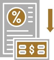 Down Payment Icon Style vector