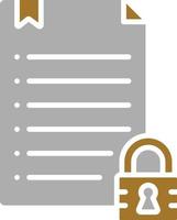 File Encryption Icon Style vector