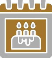 Birthday Event Icon Style vector