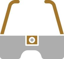 Camera Glasses Icon Style vector