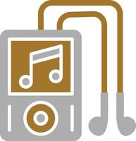 Music Player Icon Style vector