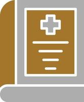 Medical Book Icon Style vector