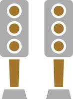 Traffic Light Icon Style vector