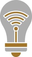 Smart Bulb Icon Style vector