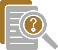Case Study Icon Style vector