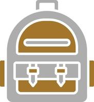 Backpack Icon Style vector