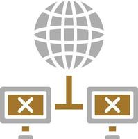 Connection Lost Icon Style vector