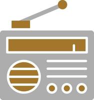 Radio Icon Style vector