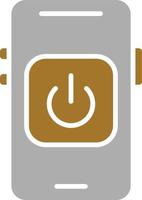 Mobile Power Icon Style vector