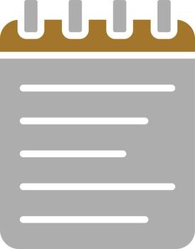 Notebook Icon Style vector
