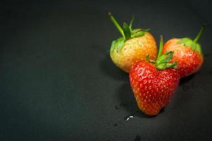 The  fresh strawberry image closeup for background. photo