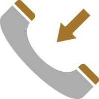 Incoming Call Icon Style vector