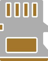 Memory Card Icon Style vector