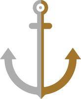 Ship Anchor Icon Style vector