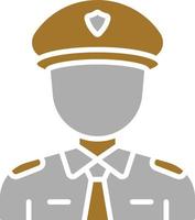 Policeman Icon Style vector