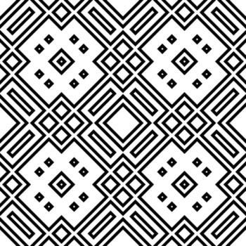 Seamless abstract background with rhombuses. Checkered infinity geometric pattern. vector