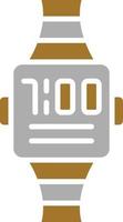 estilo de icono de reloj inteligente vector