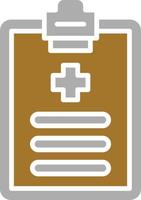 Medical History Icon Style vector