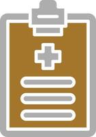 Medical History Icon Style vector