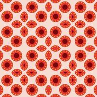 Festive seamless pattern with colorful round paint splatters. Messy overlay circles background. Dotted texture. Chaotic grunge dot. Geometric wrapping paper. vector