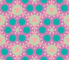 Festive seamless pattern with colorful round paint splatters. Messy overlay circles background. Dotted texture. Chaotic grunge dot. Geometric wrapping paper. vector