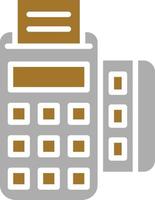 Pos Terminal Icon Style vector