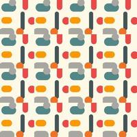 Festive seamless pattern with colorful round paint splatters. Messy overlay circles background. Dotted texture. Chaotic grunge dot. Geometric wrapping paper. vector