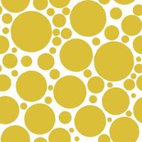 Geometrical background with uneven circles. Abstract round seamless pattern. Hand drawn colorful dots pattern. vector