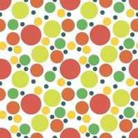 Seamless abstract background with dots, circles. Messy infinity dotted geometric pattern. vector