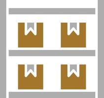 Package Shelves Icon Style vector