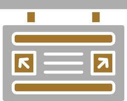 Boarding Gate Icon Style vector