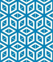 Abstract fantasy thin line hexagon, triangle geometric seamless pattern. Creative mosaic, tile background. vector
