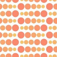 Abstract geometric background. Halftone seamless pattern with dots, circles. vector