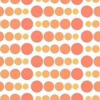 Abstract geometric background. Halftone seamless pattern with dots, circles. vector