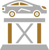 Car Lift Icon Style vector