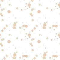 Festive seamless pattern with colorful round paint splatters. Messy overlay circles background. Dotted texture. Chaotic grunge dot. Geometric wrapping paper. vector