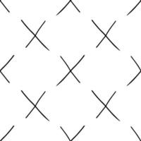 Seamless abstract geometrical background with crosses. Checkered  pattern. Infinity geometric backdrop. vector