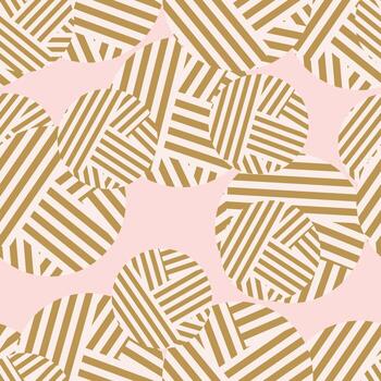 punto lineal desordenado abstracto, círculos, patrón geométrico sin costuras. fondo rayado. vector