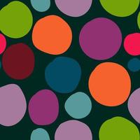 Seamless abstract background with dots, circles. Messy infinity dotted geometric pattern. vector