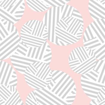 punto lineal desordenado abstracto, círculos, patrón geométrico sin costuras. fondo rayado. vector