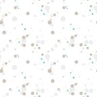 Geometrical background with uneven circles. Abstract round seamless pattern. Hand drawn colorful dots pattern. vector