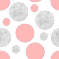 Festive seamless pattern with colorful round paint splatters. Messy overlay circles background. Dotted texture. Chaotic grunge dot. Geometric wrapping paper. vector