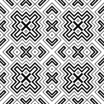 Seamless abstract background with rhombuses. Checkered infinity geometric pattern. vector